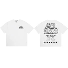 Cole Buxton White Showroom Runway Graphic T-Shirt