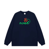 NOAH 2025 Loose Heavy Cotton Couple Long Sleeve Base T-shirt