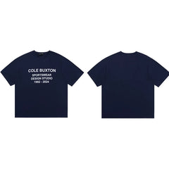Cole Buxton Navy Sportswear Design Studio T-Shirt