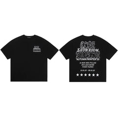 Cole Buxton Black Showroom Runway Graphic T-Shirt