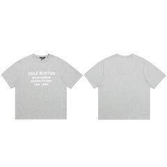 Cole Buxton Gray Sportswear Design Studio T-Shirt