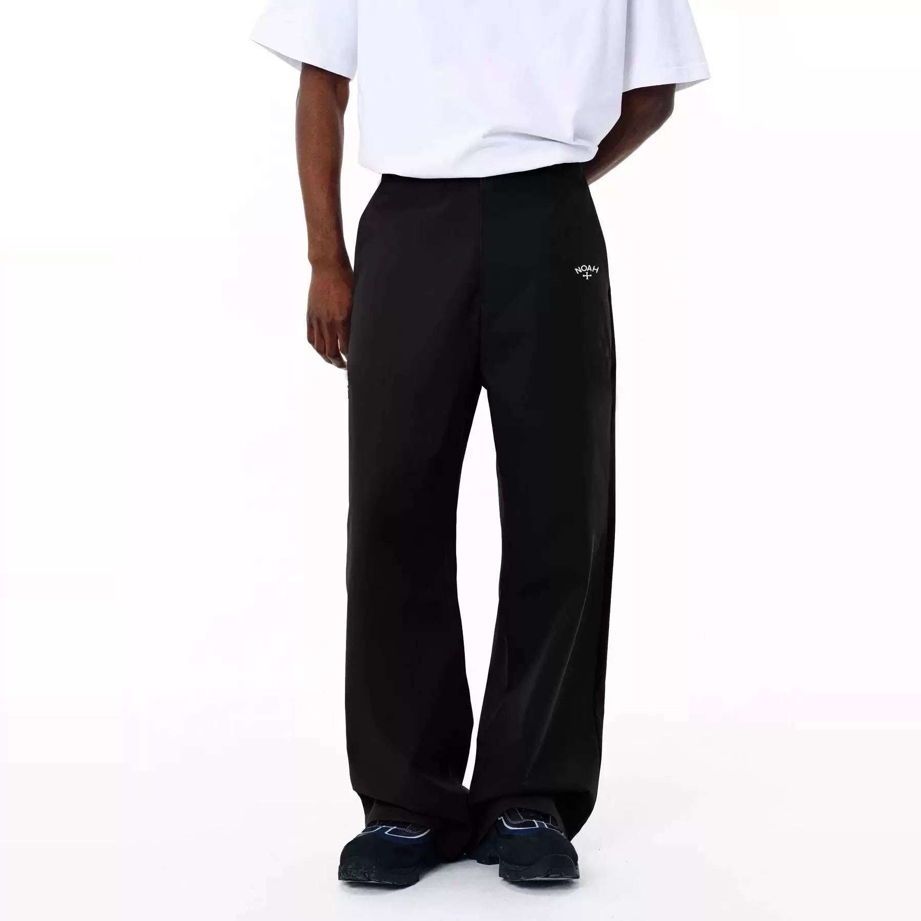 NOAH MARS Paper Touch Windproof Curved Pants Cross Embroidery
