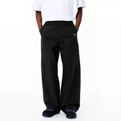 NOAH MARS Paper Touch Windproof Curved Pants Cross Embroidery