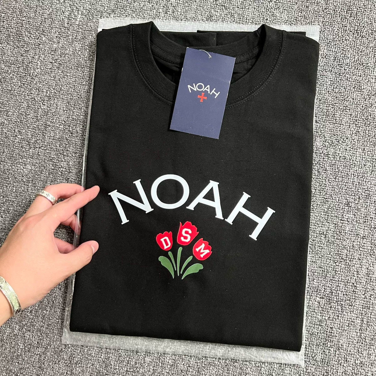 NOAH BWCJ 2024 Loose Crew Neck Couple Long Sleeve Cotton T-shirt
