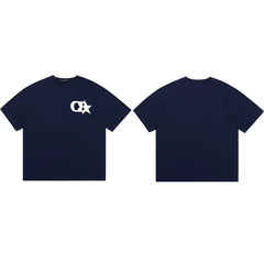 Cole Buxton Navy CB Star Graphic Logo T-Shirt