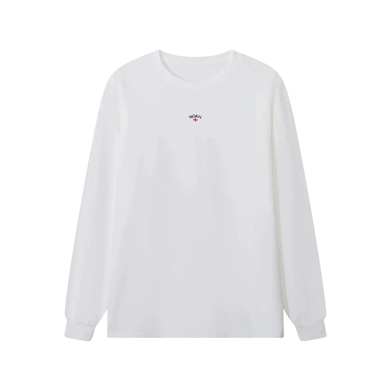 NOAH MARS Men Long Sleeve Tee Chest Embroidered Cross Small Tag American Casual