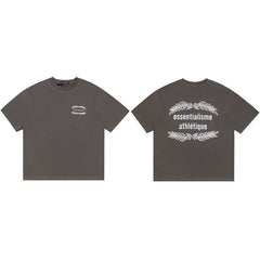 Cole Buxton Charcoal Laurel Wreath Graphic T-Shirt