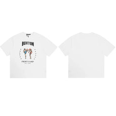 Cole Buxton White Fight Camp Boxer Graphic T-Shirt