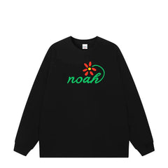 NOAH Heavy Cotton Unisex Long Sleeve Tee Autumn Loose Couple Base Top