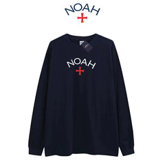 NOAH NYC CORE 1st Gen Cross Logo Unisex Crew Long Sleeve Tee