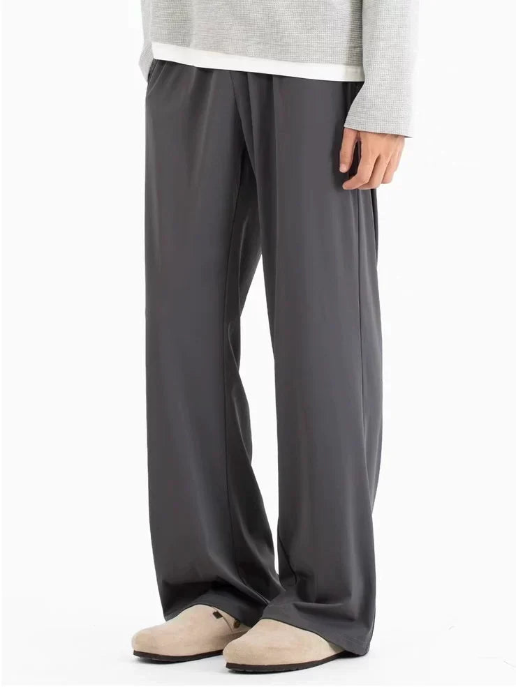 NOAH MARS Vintage Ice Fabric Quick Dry Flared Pants