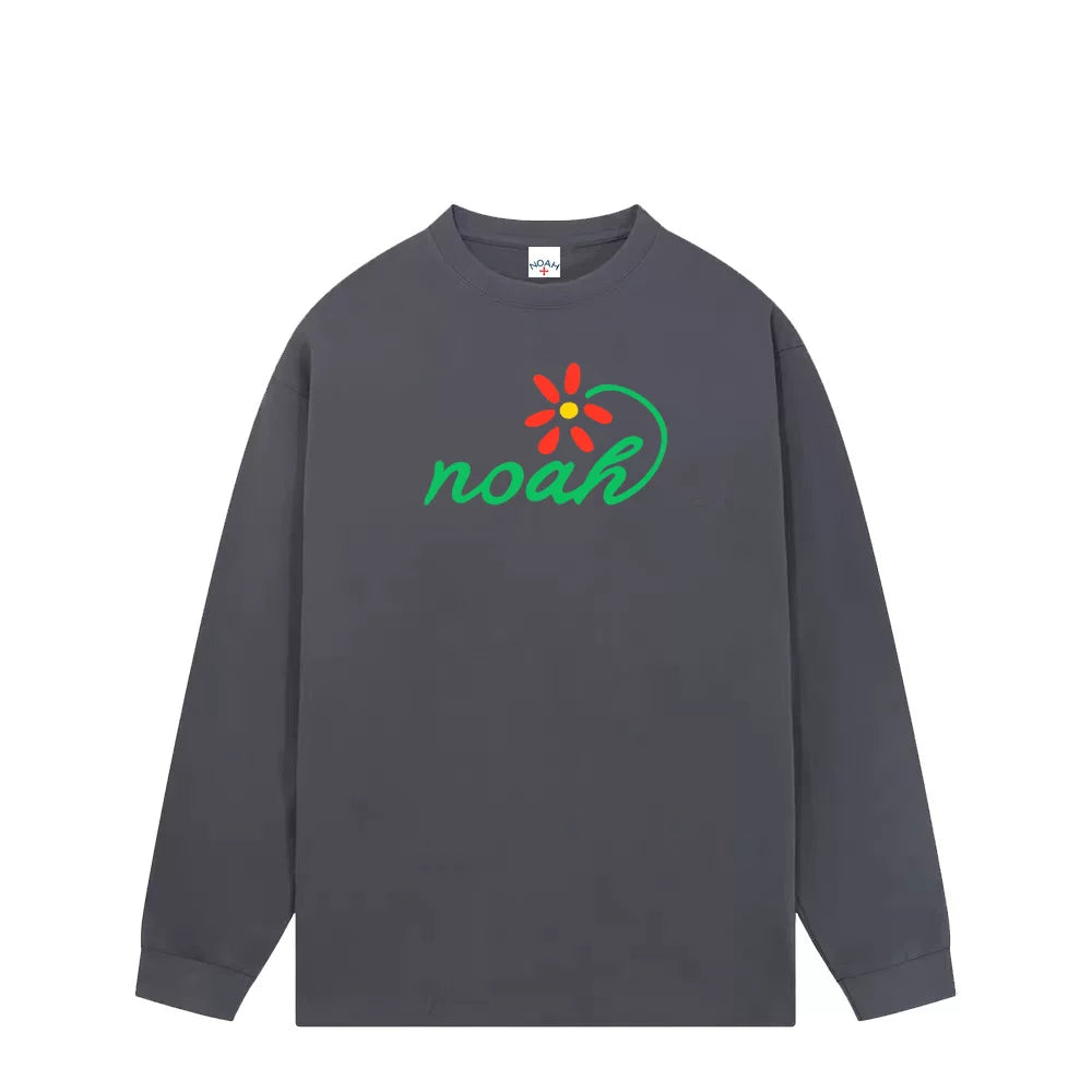 NOAH Heavy Cotton Unisex Long Sleeve Tee Autumn Loose Couple Base Top