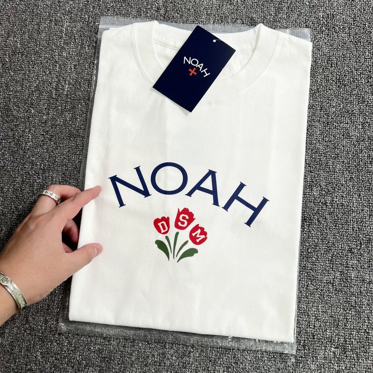 NOAH BWCJ 2024 Loose Crew Neck Couple Long Sleeve Cotton T-shirt