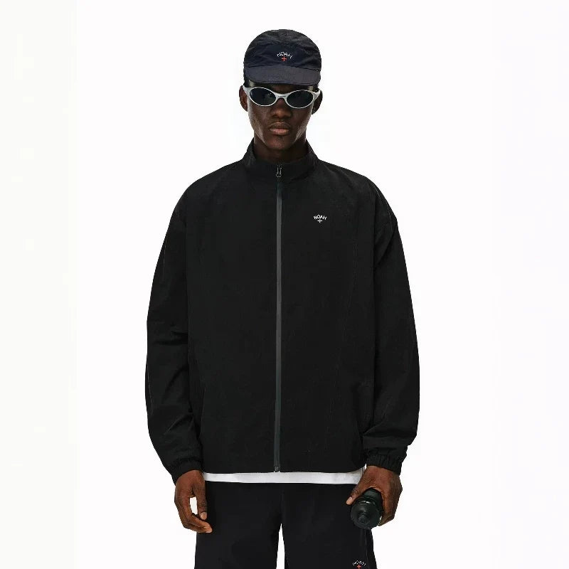 NOAH MARS Stand Collar Zip Windproof Outdoor Hiking Sports Jacket