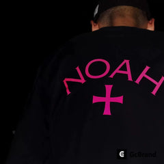 NOAH BWCJ Loose Cross Couple Heavy Cotton Long Sleeve Base Shirt