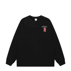 NOAH Cola Logo Pure Cotton Unisex Long Sleeve Tee Autumn