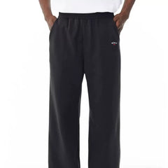 NOAH MARS Logo Embroidered Cross-Shape Micro Flared Pants