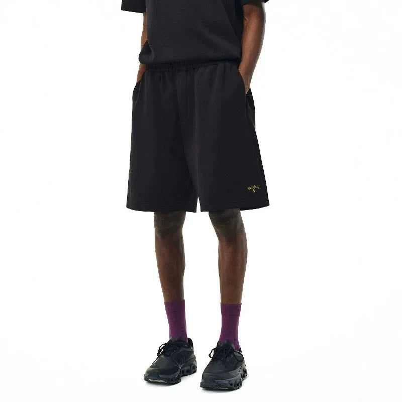 NOAH MARS Lightning Embroidery Small Label Men's Sport-Style Five-Piece Pants