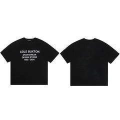 Cole Buxton Black Sportswear Design Studio T-Shirt