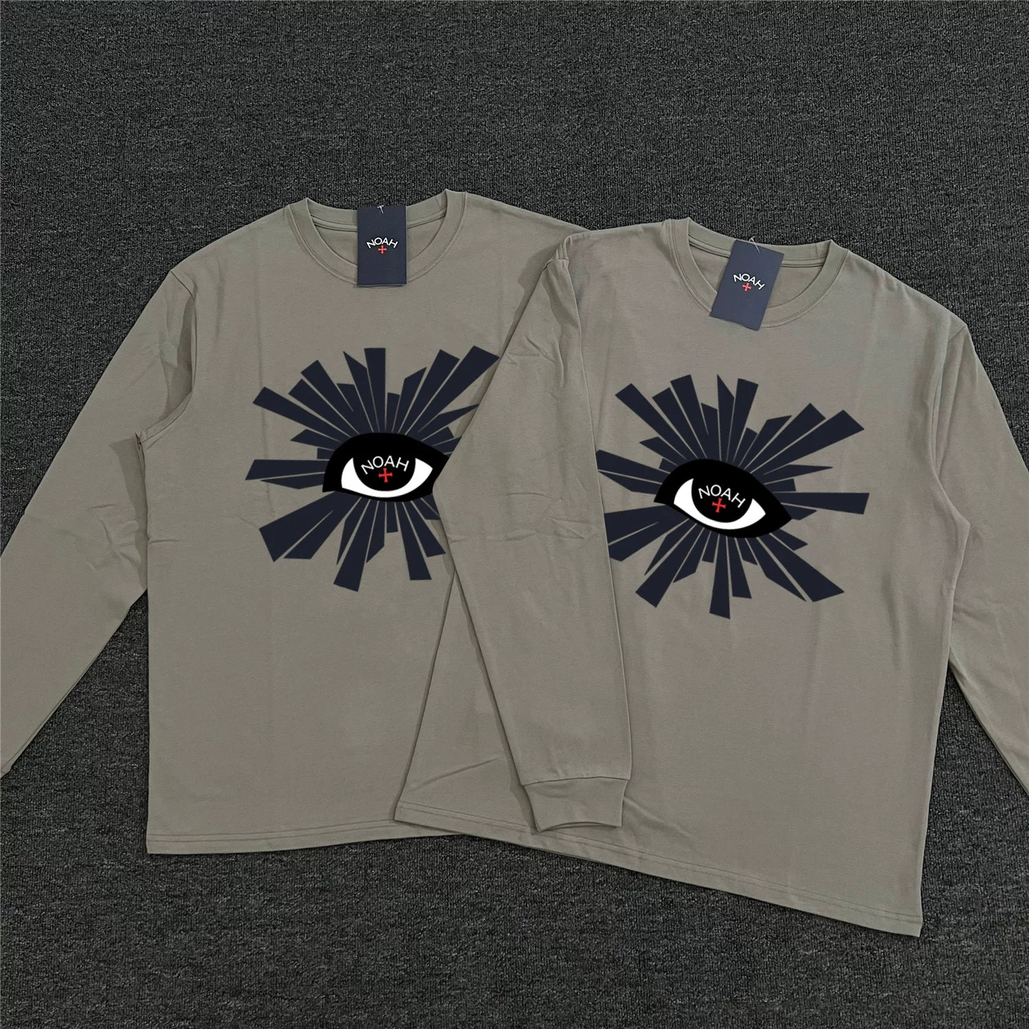 NOAH Truth Eye Heavy Cotton Unisex Long Sleeve Tee