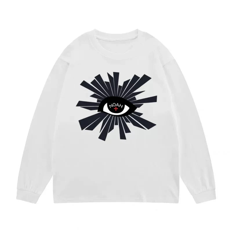 NOAH Heavy Cotton Unisex Crew Long Sleeve Tee Spring Autumn