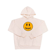 Drew House Smiley Face Pullover Hoodie, Cream